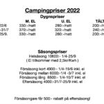 Campingpriserna 2022